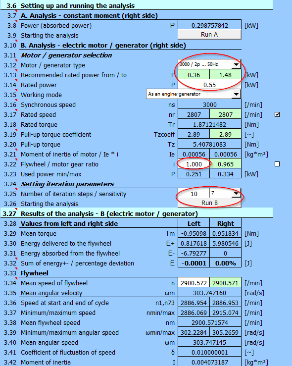 MITcalc Design and analysis of the flywheel.